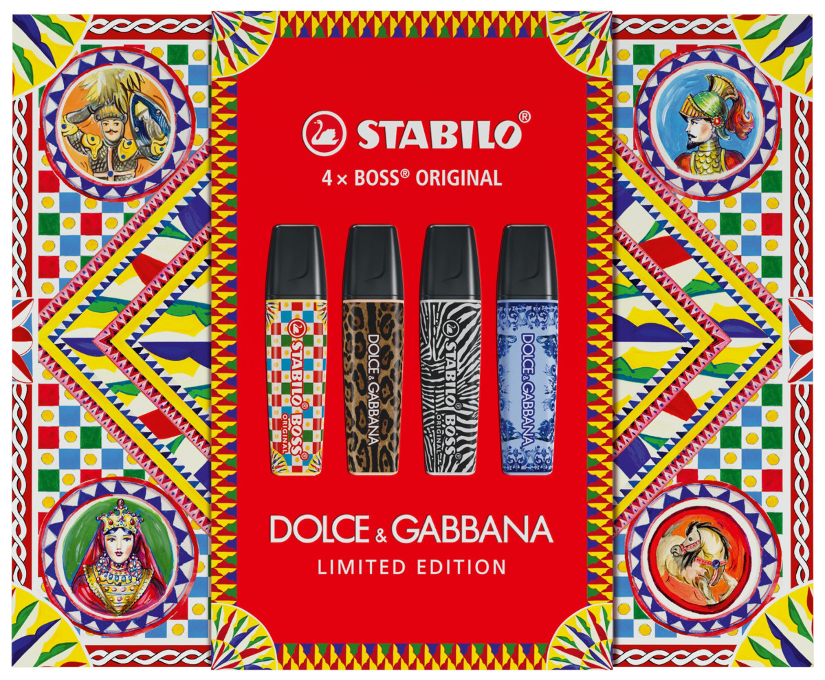 STABILO X Dolce & Gabbana - BOSS Original Highlighters - Pack of 4 | 70 ...