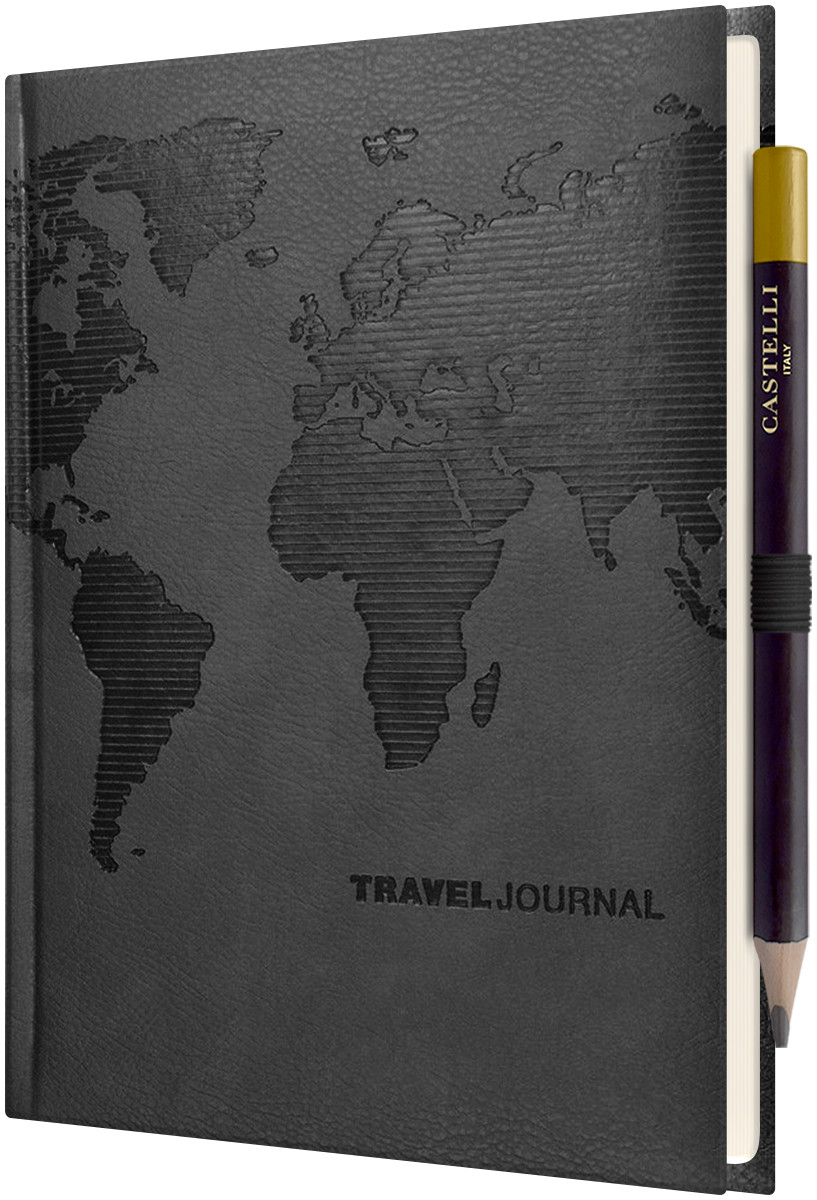 Castelli World Travel Journal - Ruled - Black, U68/24W-388