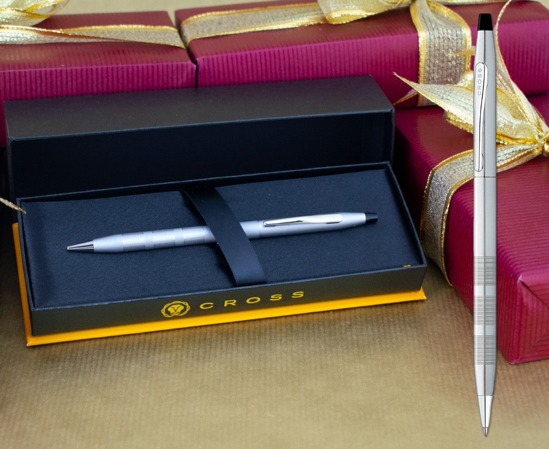 Cross Classic Century Ballpoint Pen - Satin Chrome | AT0082-14 | The ...