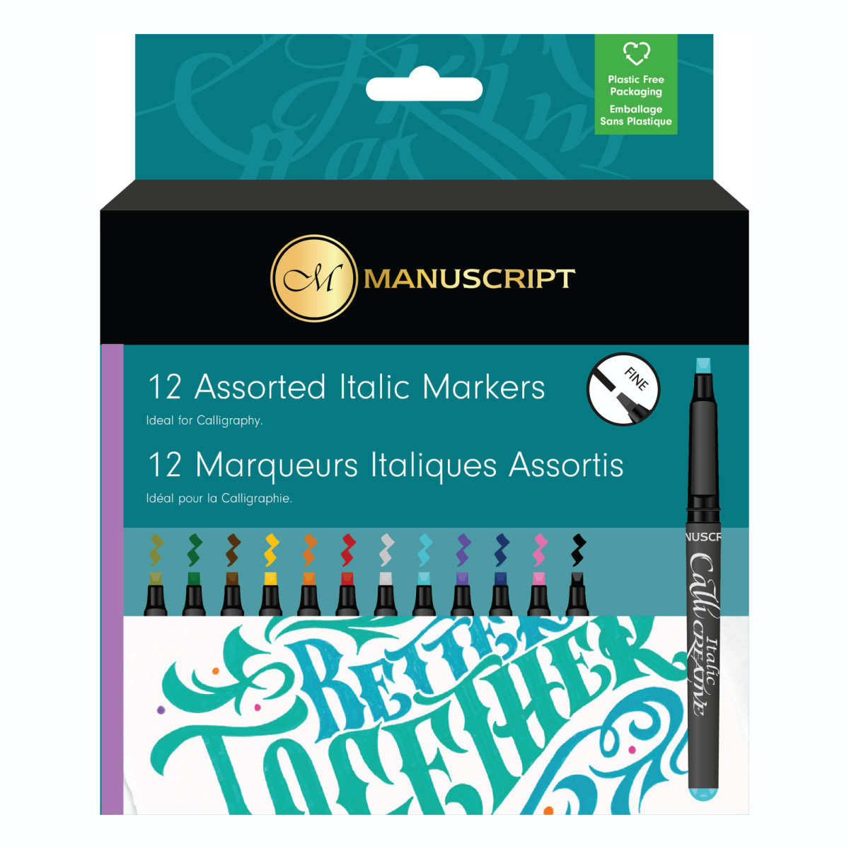 Manuscript Callicreative Calligraphy Marker Pens Fine Assorted