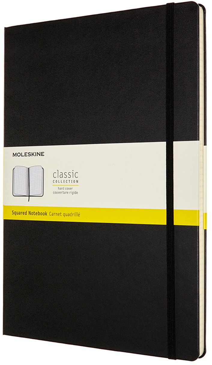 Moleskine Classic Hardback A4 Notebook - Squared - Black | QP111 | The ...