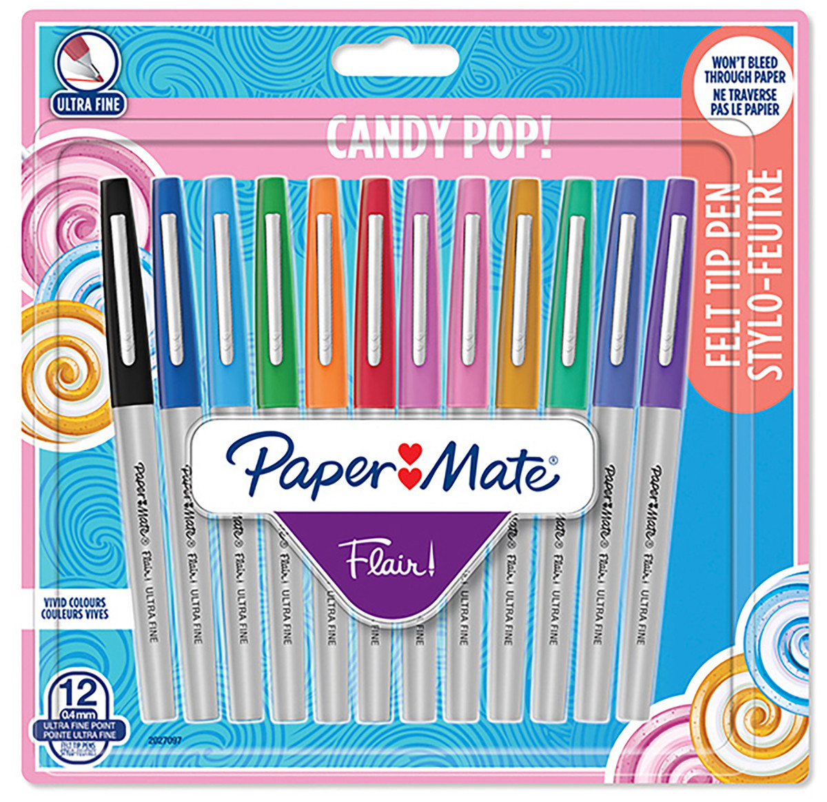 Papermate Flair Original Fibre Tip Pen - Ultra Fine - Candy Colours ...