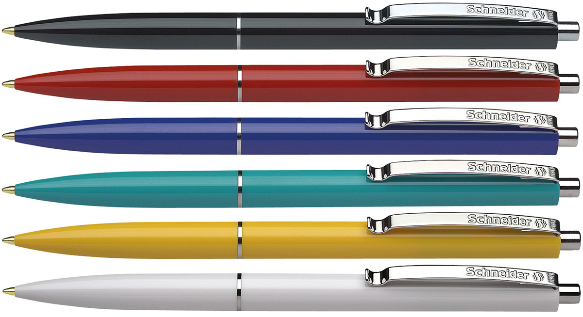 Archeoloog In hoeveelheid Kangoeroe Schneider K15 Ballpoint Pens - Assorted Colours (Pack of 50) | 3080 | The  Online Pen Company