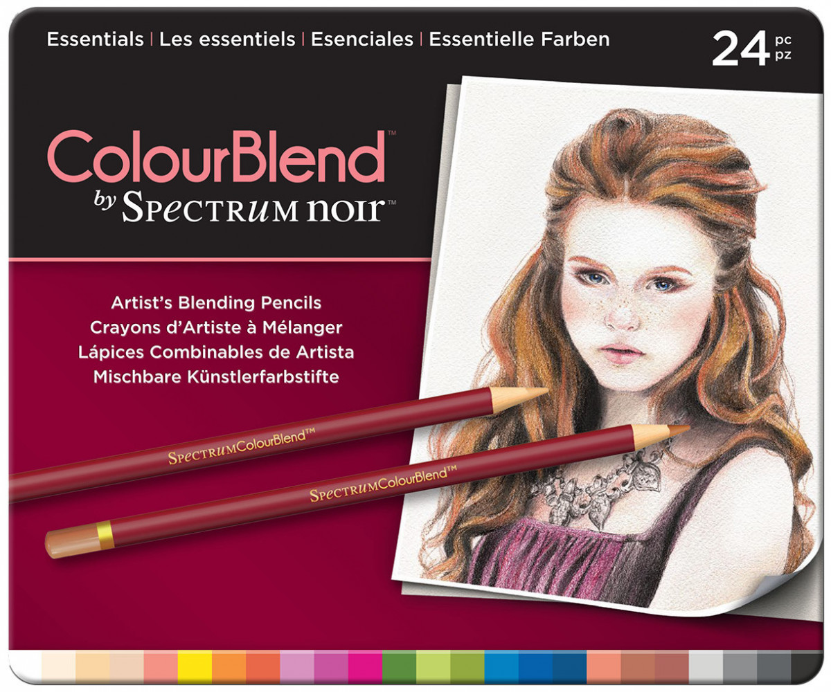 Spectrum Noir Colourblend Pencils - Essentials (Tin of 24) | SPECCB ...