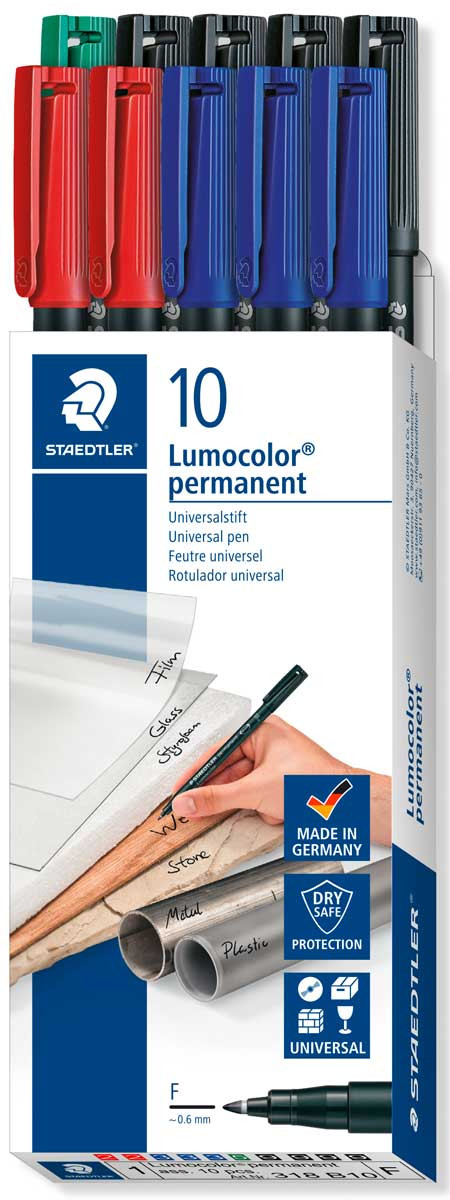 Rotulador permanente Staedtler Lumocolor 318