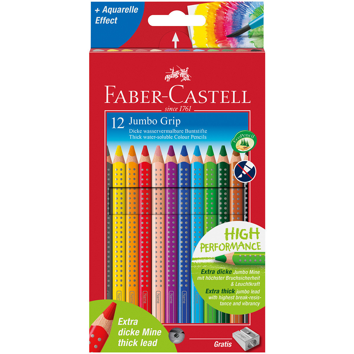 Fiber Water Color Pen - 12 Color : Non-Brand