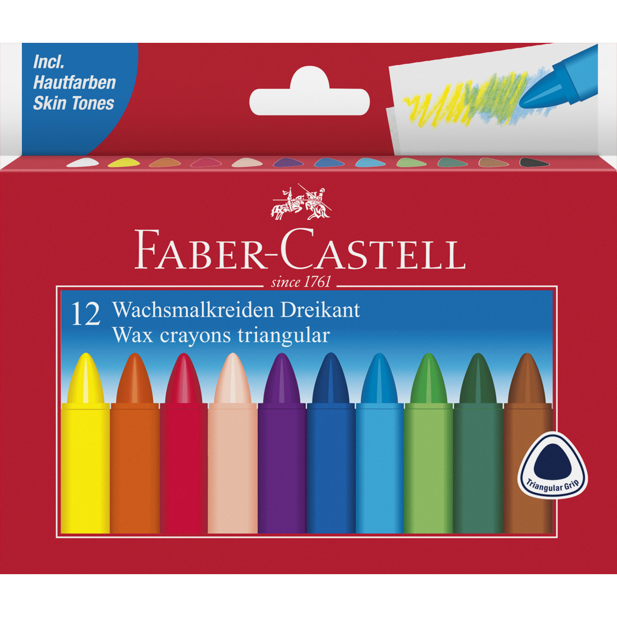 Colores Triangular Faber Castell Caras x 12 Und+3 Und 