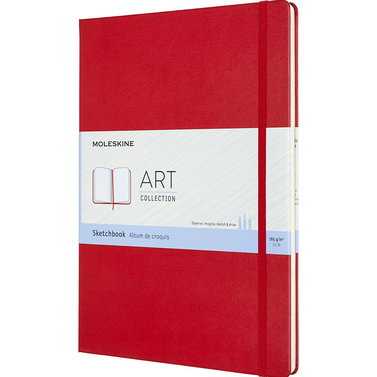 Moleskine Art A4 Sketchbook - Scarlet Red