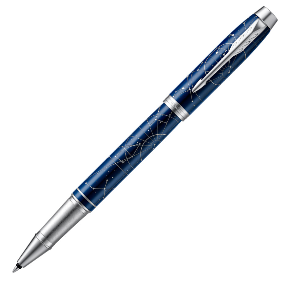 Parker IM Special Edition Rollerball Pen - Midnight Astral Chrome Trim ...