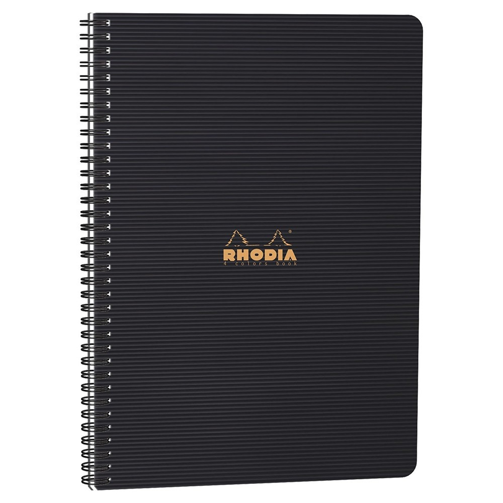 Rhodia Wirebound 4 Colors Book A4 Ruled Project Planner 119921C