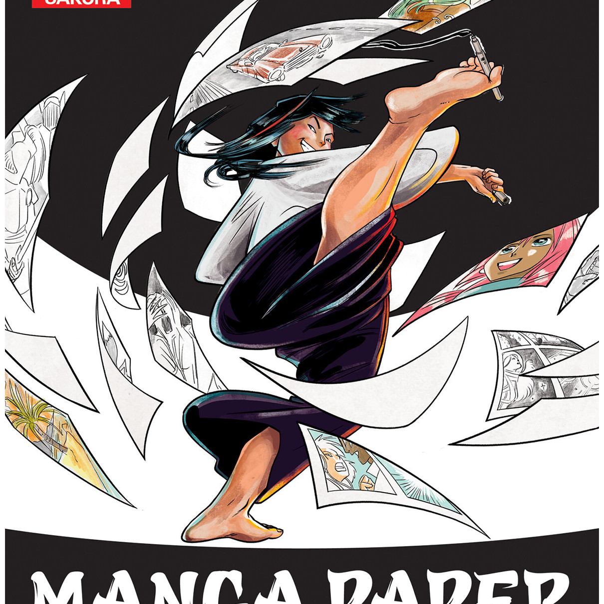 Papier Manga A4, 250G, 20 pages