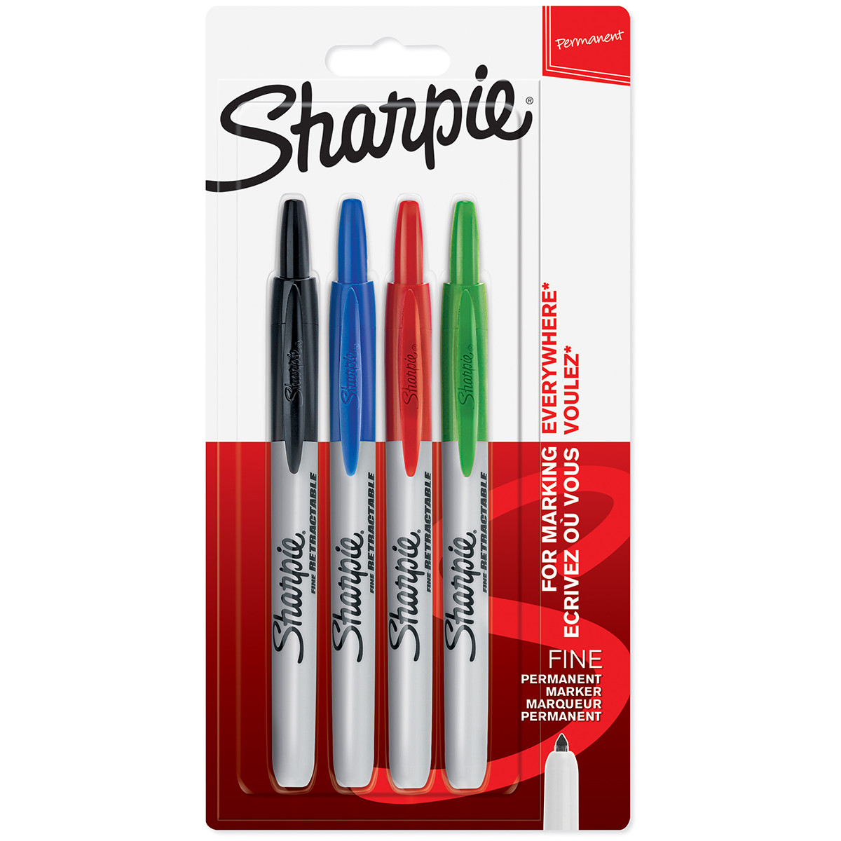 Sharpie® Fine Point Retractable Marker, Green