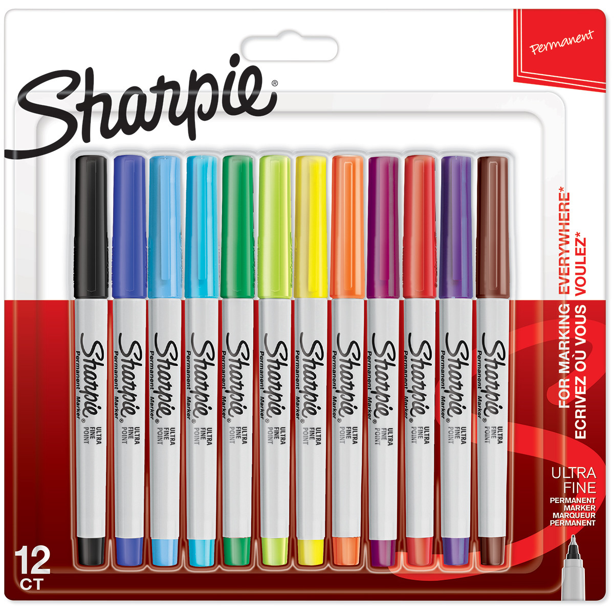 Sharpie 18-Pack Fine Assorted Colors Permanent Marker in the