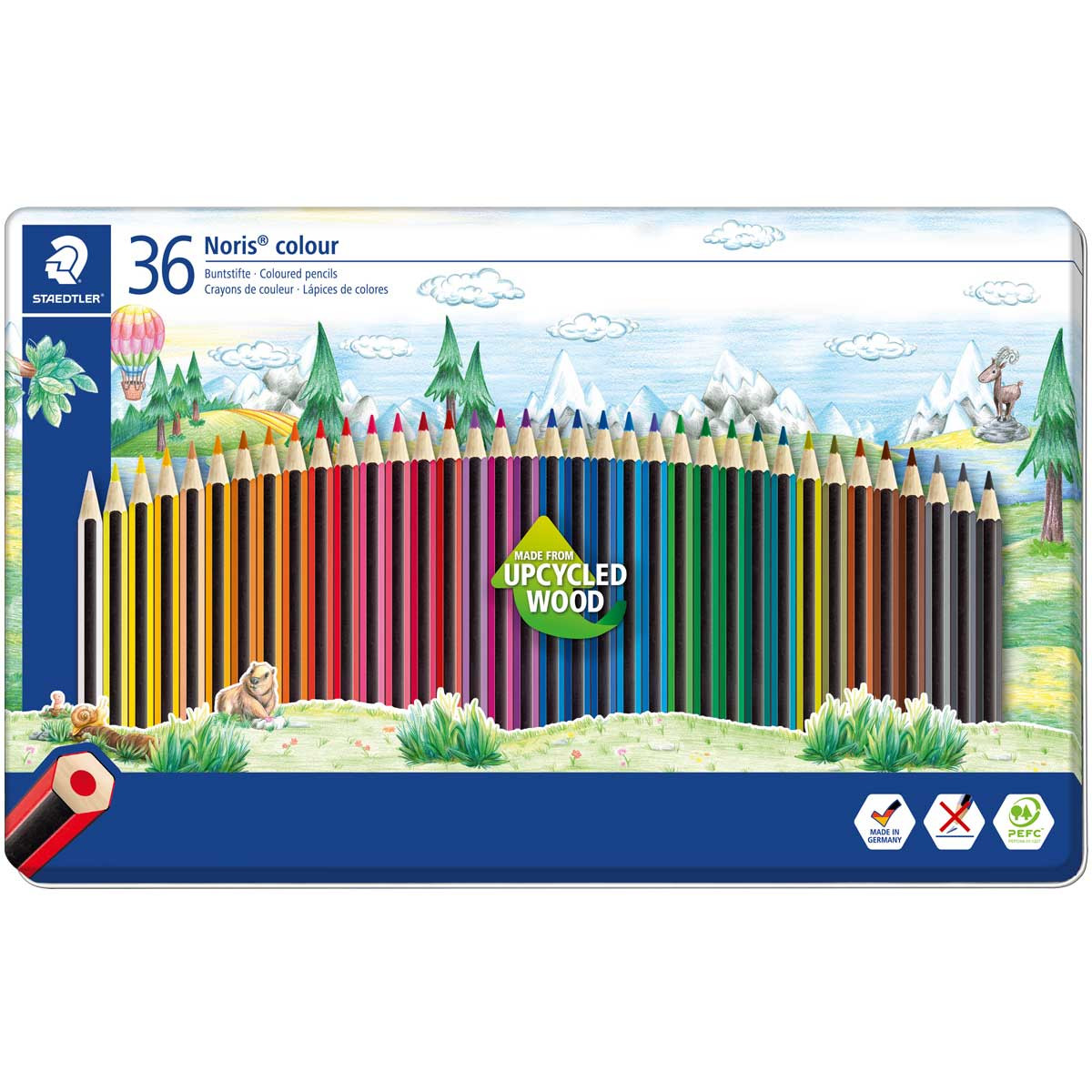 HC143344 - STAEDTLER Noris Colour 185 Colouring Pencils - Pack of 12