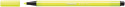 STABILO Pen 68 Fibre Tip Pen - Fluorescent Yellow