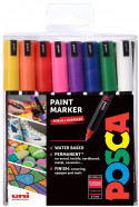 POSCA PC-5M Medium Bullet Tip Marker Pens - Assorted Colours (Pack