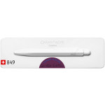 Caran d'Ache 849 Claim Your Style Ballpoint Pen - Burgundy (Gift Boxed) - Picture 2