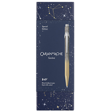 Caran d'Ache 849 Ballpoint Pen - Cosmic Gold - Picture 1