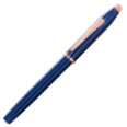 Cross Century II Fountain Pen - Translucent Blue Rose Gold Trim - Picture 2