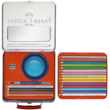 Faber-Castell Jumbo Grip Colouring Pencils - Assorted Circus Gift Set with Paint Brush & Water Pot - Picture 1