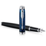 Parker IM Special Edition Fountain Pen - Blue Origin Chrome Trim - Picture 3