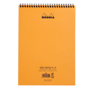 Rhodia Classic Wirebound Notepad - A4 - Orange - Squared - Picture 1