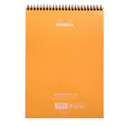 Rhodia Classic Wirebound Notepad - A4 - Orange - Dotted - Picture 1