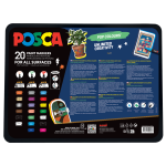 POSCA Pop Colours Paint Marker Set - Assorted Colours - Case of 20 (Limited Edition) - Picture 2