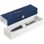 Waterman Allure Ballpoint Pen - Deluxe Blue Chrome Trim - Picture 3