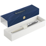 Waterman Allure Ballpoint Pen - Deluxe White Chrome Trim - Picture 3