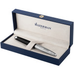 Waterman Carene Fountain Pen - Black Leather Chrome Trim - Picture 2