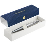 Waterman Embleme Ballpoint Pen - Deluxe Grey Chrome Trim - Picture 1