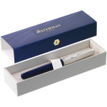 Waterman Embleme Fountain Pen - Blue Chrome Trim - Picture 3