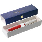 Waterman Embleme Rollerball Pen - Red Chrome Trim - Picture 3