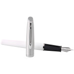 Waterman Embleme Fountain Pen - Ivory Chrome Trim - Picture 2