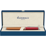 Waterman Hemisphere Rollerball Pen - Promenade Vermillon Chrome Trim - Picture 2