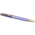 Waterman Hemisphere Ballpoint Pen - Colour Blocking Purple Gold Trim - Picture 2