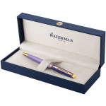 Waterman Hemisphere Ballpoint Pen - Colour Blocking Purple Gold Trim - Picture 3