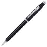 Cross Century II Ballpoint Pen - Black Lacquer Chrome Trim