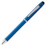 Cross Tech3+ Multipen - Metallic Blue Chrome Trim