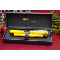 Lamy Safari Fountain Pen & Ballpoint Pen Gift Set - Yellow