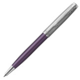 Parker Sonnet Essentials Ballpoint Pen - Matte Violet & Sandblasted Steel