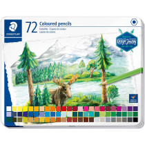 Staedtler Design Journey Colouring Pencils - Assorted Colours (Tin of 72)