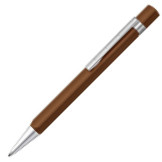 Staedtler TRX Ballpoint Pen - Brown Chrome Trim