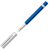 Staedtler TRX Fountain Pen - Blue Chrome Trim