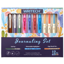 Writech Color Coded Journal Kit - Mild Colors (Box of 12)