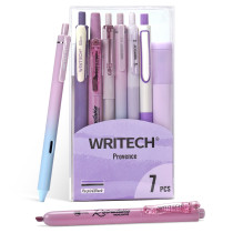 Writech Color Coded Writing Set - Purple & Black (Box of 7)