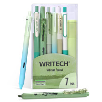 Writech Color Coded Writing Set - Green & Black (Box of 7)