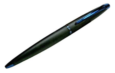 Cross ATX Ballpoint Pen - Basalt Black Blue PVD