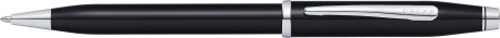 Cross Century II Ballpoint Pen - Black Lacquer Chrome Trim